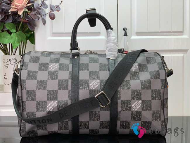 Louis Vuitton Keepall Bandoulière 45 Gray N80404 - 1