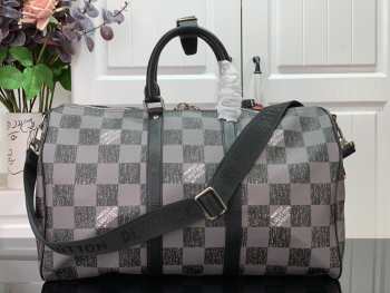 Louis Vuitton Keepall Bandoulière 45 Gray N80404