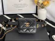 Chanel belt black / white  - 3