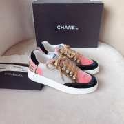 Chanel velvet pink shoes - 1