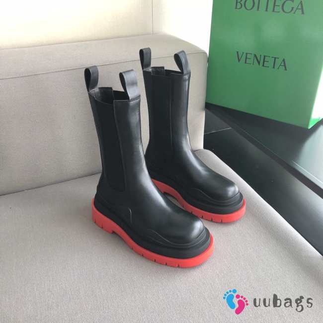 Bottega Veneta Boots in Black/ Red - 1