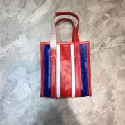 Balenciagan bazar shoper bag red - 2