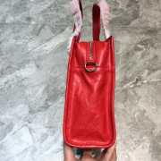 Balenciagan bazar shoper bag all red - 6