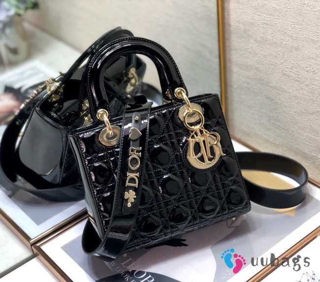 Dior patent ABC 20cm black bag - 1