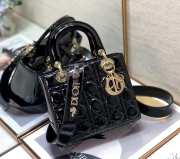 Dior patent ABC 20cm black bag - 1