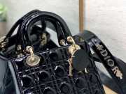 Dior patent ABC 20cm black bag - 3