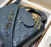 Dior patent ABC 20cm blue - 6