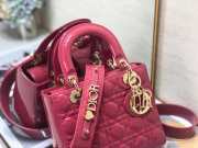 Dior patent ABC 20cm pink bag - 5