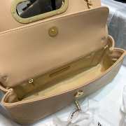 Chanel handle flap bag beige AS1466 - 2