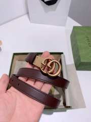 Gucci belt reversable brown 2 color  - 6