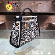 Fendi Peekabook Mr.Doodle bag 33cm - 4