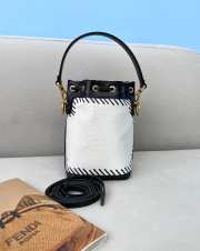 Fendi Mon Tresor California Sky leather bag - 5