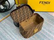 Fendi monogram FF brown box bag - 3