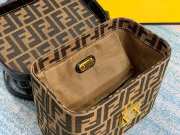 Fendi monogram FF brown box bag - 2