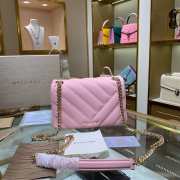 Bvlgari Serpenti Cabochon Leather Shoulder Bag Pink - 5