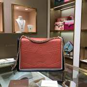 Bvlgari handbag serpenti diamond blast orange bag - 3