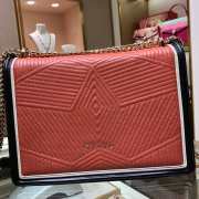 Bvlgari handbag serpenti diamond blast orange bag - 2