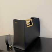 Fendi Way large leather tote black 40cm - 3