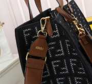 Fendi FF monogram totebag in black F0608 - 3