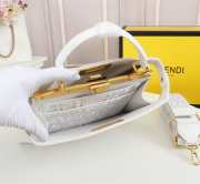 Fendi Peekaboo Iseeyou white tote bag 33cm - 5