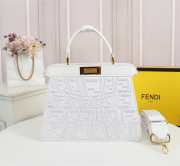 Fendi Peekaboo Iseeyou white tote bag 33cm - 3