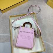 Fendi mini tote bag in pink - 4