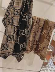 Gucci scarf black / brown  - 5