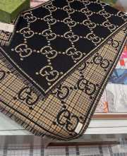 Gucci scarf black / brown  - 4