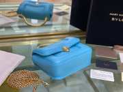 BVLgari Serpenti Forever small blue bag - 3