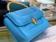 BVLgari Serpenti Forever small blue bag - 4