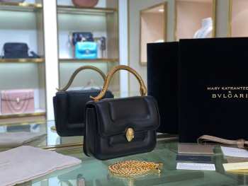 BVLgari Serpenti Forever small black bag