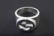 gucci silver men ring - 2