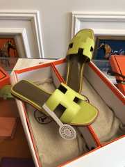 Hermes slippers Green - 5