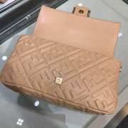 Fendi Baguette beige leather bag 32cm - 3