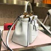 Fendi Peekaboo Pocket White Bag - 3