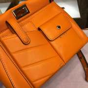 Fendi Peekaboo Pocket Orange Bag - 3