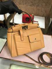 Fendi Peekaboo Pocket Yellow Bag - 2