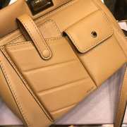 Fendi Peekaboo Pocket Yellow Bag - 5