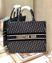 Dior book tote black line bag 41cm - 1