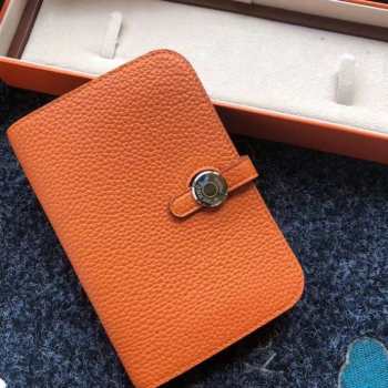 Hermes Dogon passport orange