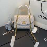 Chanel Lambskin Top Handle Flap Bag 23cm(3 colors) - 1