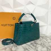 LV Blue Crocodile Capucines PM 31cm - 6