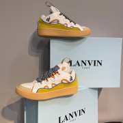 LANVIN Curb zigzag-laces sneakers - 6