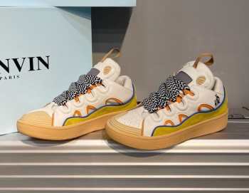 LANVIN Curb zigzag-laces sneakers