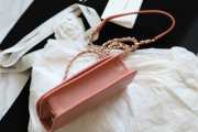 Chanel Fu vintage pink flap bag - 3