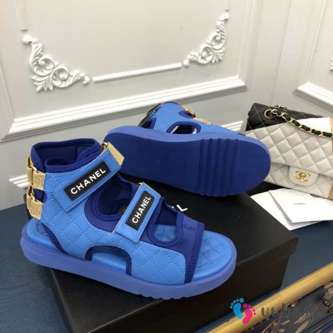 Chanel sandal in blue - 1