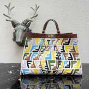 Fendi peekaboo X-Tote FF Multicolor Bag - 1