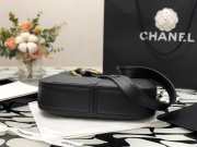 Chanel Calfskin Hobo Bag Black - 3