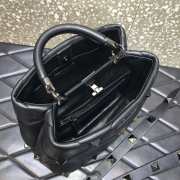 Valentino Garavani Black Roman Stud Handle Bag - 6