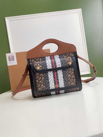 Burberry large B monogram pocket bag 